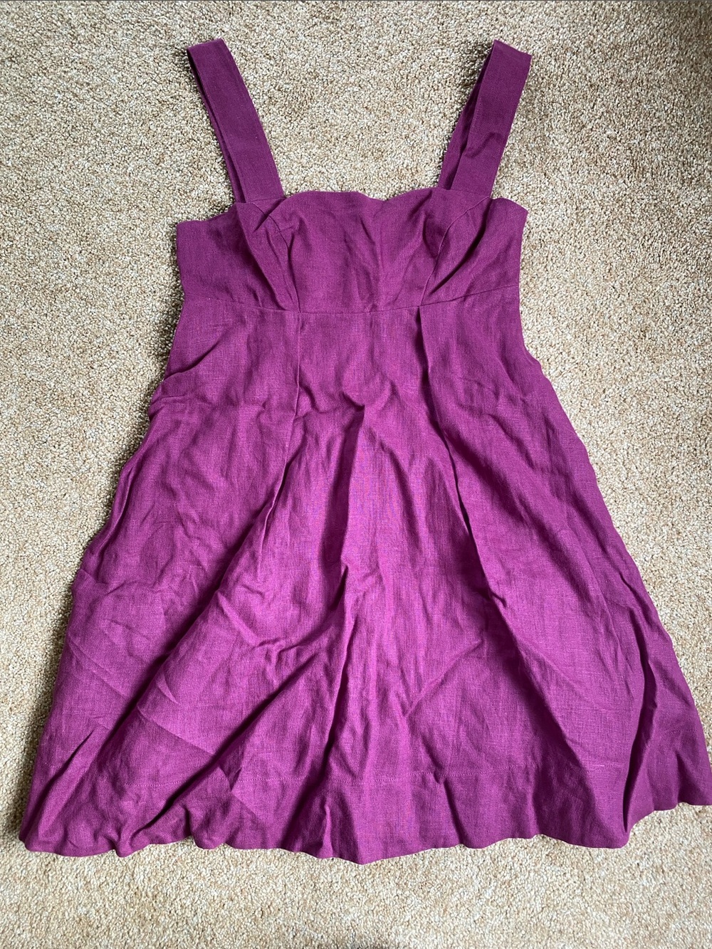 Banana Republic Sleeveless Midi Dress in Plum